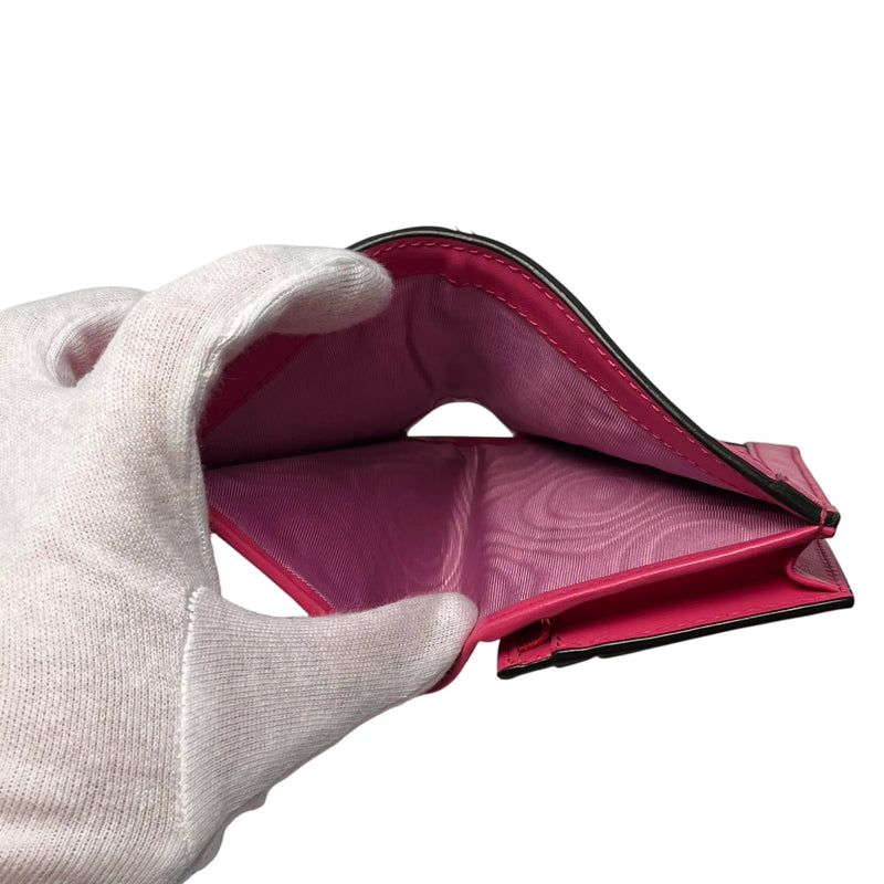 GUCCI GG Matelasse Card Case Compact Wallet - Pink