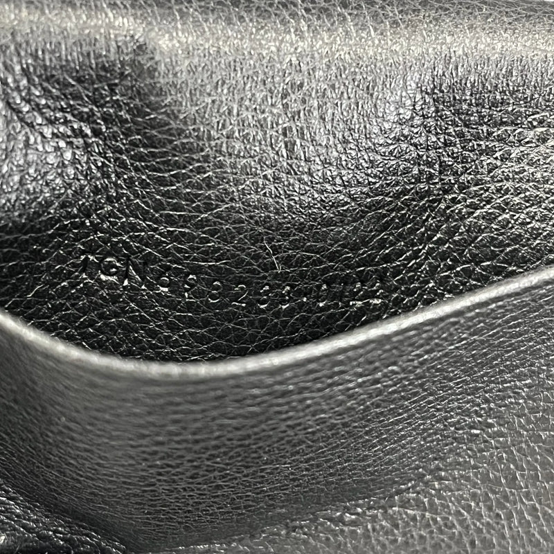 Saint Laurent Tiny Cassandra Logo Key Case - Black