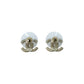 CHANEL Crystal Timeless CC Earring C22 V - Gold Plated