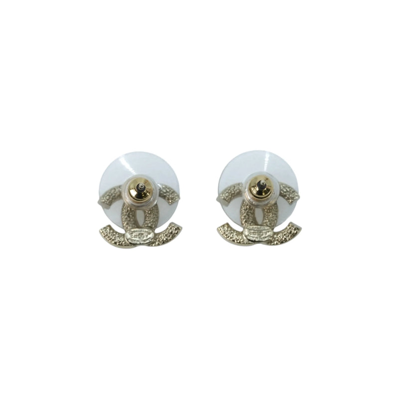 CHANEL Crystal Timeless CC Earring C22 V - Gold Plated