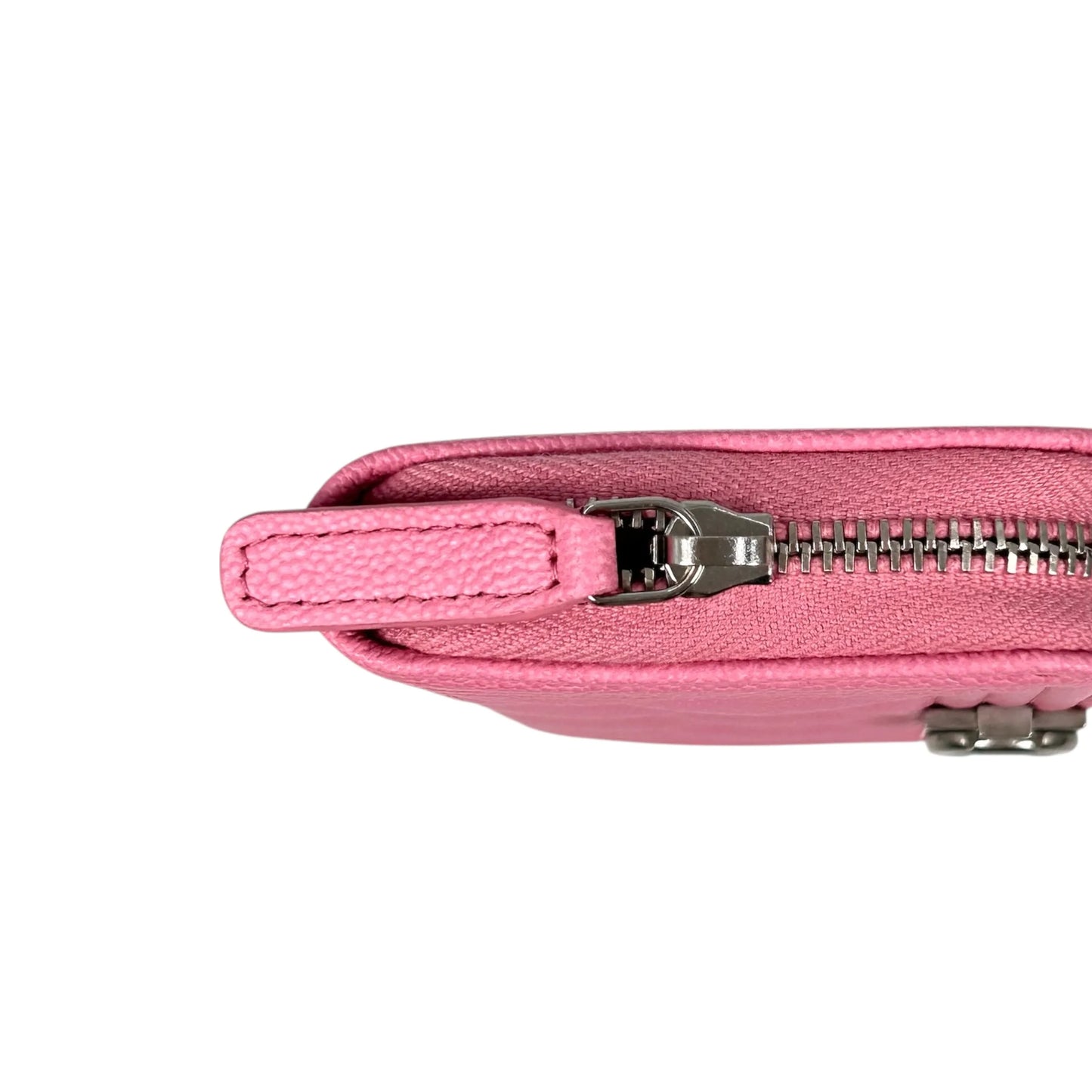 CHANEL Boy Chanel Zippy Coin Case Compact Wallet - Pink