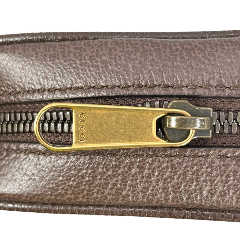 GUCCI オフィディア GGスプリーム キャンバス ショルダーバッグ - ブラウン