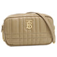 BURBERRY Quilted Leather Lola Shoulder Bag - Beige