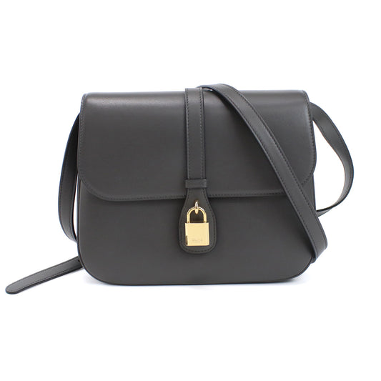 CELINE Calfskin Shoulder Bag - Grey 