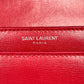 Salnt Laurent Sunset Leather Chain Shoulder Bag Red