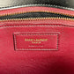 Salnt Laurent Cassandra Leather Chain Shoulder Bag Black