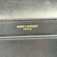 Salnt Laurent Cassandra Leather Chain Shoulder Bag Black