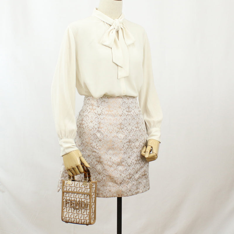 FENDI Sunshine Shopper Hand Bag - Brown