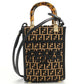 FENDI Sunshine Shopper Hand Bag - Darkbrown