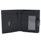 FERRAGAMO ガンチーニ レザー クリップ 二つ折り財布 コンパクトウォレット - ブラック