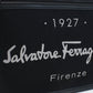 FERRAGAMO 1927 Signature Pouch Clutch Bag - Black