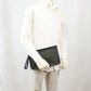 FERRAGAMO 1927 Signature Pouch Clutch Bag - Khaki