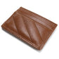 GUCCI GG Marmont Leather Card Case - Brown