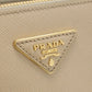 PRADA Galleria Saffiano Leather Hand Bag Shoulder Bag - Beige