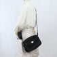 PRADA Saffiano Nylon Shoulder Bag - Black