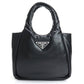 PRADA Small Padded Re-Nylon Tote Bag Hand Bag - Black