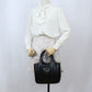 PRADA Small Padded Re-Nylon Tote Bag Hand Bag - Black