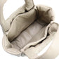 PRADA Small Padded Re-Nylon Tote Bag Hand Bag - Beige