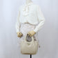 PRADA Small Padded Re-Nylon Tote Bag Hand Bag - Beige