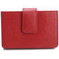 PRADA Saffiano Leather Card Case - Red