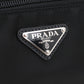 PRADA Saffiano Leather Belt Body Bag - Black