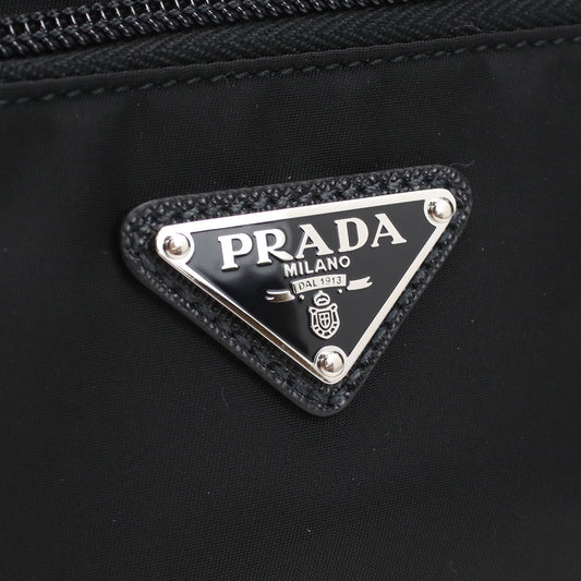PRADA Saffiano Leather Belt Body Bag - Black