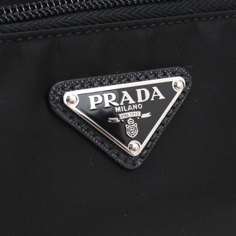 PRADA Saffiano Leather Belt Body Bag - Black