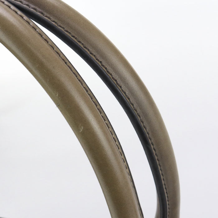 Berluti トゥジュール レザー トートバッグ - カーキ