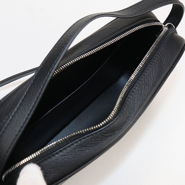 BALENCIAGA エブリデイ カメラバッグ レザー ショルダーバッグ - ブラック