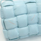 BOTTEGA VENETA Intrecciato Padded Cassette Shoulder Bag - Blue
