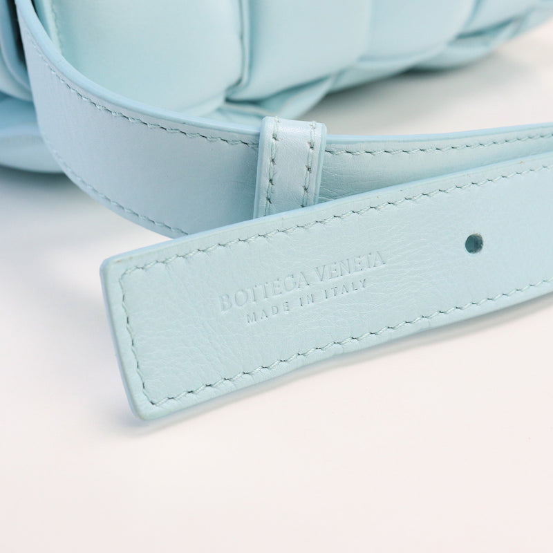 BOTTEGA VENETA Intrecciato Padded Cassette Shoulder Bag - Blue
