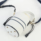 Dior Vibe Micro Bucket Bag Pochette Leather Shoulder Bag - White