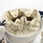 Dior Vibe Micro Bucket Bag Pochette Leather Shoulder Bag - White