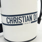 Dior Vibe Micro Bucket Bag Pochette Leather Shoulder Bag - White