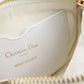 Dior Micro Hobo Lambskin Shoulder Bag - White