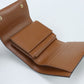CELINE Triomphe Canvas Small Trifold Wallet in PVC - Brown