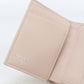 CHANEL Chevron Tri-fold Compact Wallet With Coin Case - Baby Pink