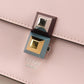 FENDI キャナイ レザー チェーンショルダーバッグ - ピンク