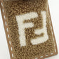 FENDI FF Fur Phone Case Pouch - Brown