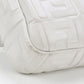 FENDI Baguette Large Leather Hand Bag Shoulder Bag - White