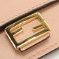 FENDI Baguette Leather Card Case - Pinkbeige