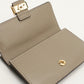 FENDI Baguette Leather Card Case Compact Wallet - Beige