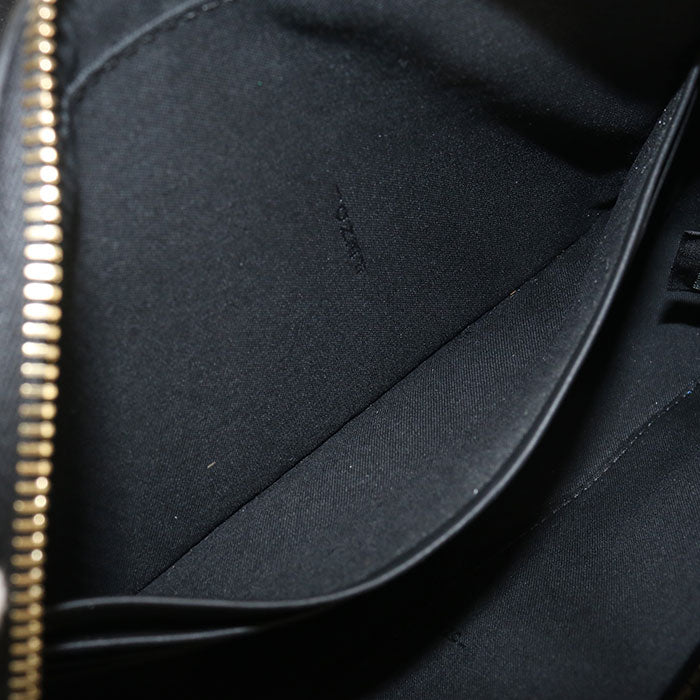 FENDI モンスター レザー ショルダーバッグ - ブラック