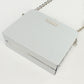 FERRAGAMO Auminum Chain Shoulder Bag - White