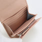 GUCCI Double GG Folded Compact Wallet Leather - Pinkbeige