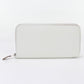 HERMES Azap Long Silk Inn Purse Zip Around Long Wallet - White