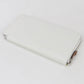 HERMES Azap Long Silk Inn Purse Zip Around Long Wallet - White