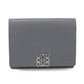 LOEWE Anagram Three Fold Compact Wallet Calfskin - Gray