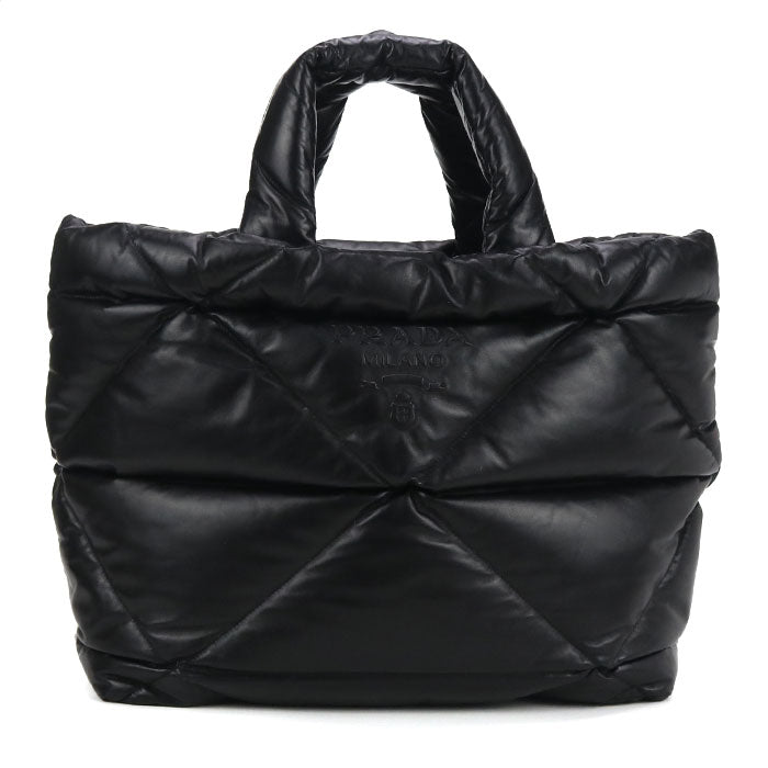 PRADA Leather Tote Bag - Black