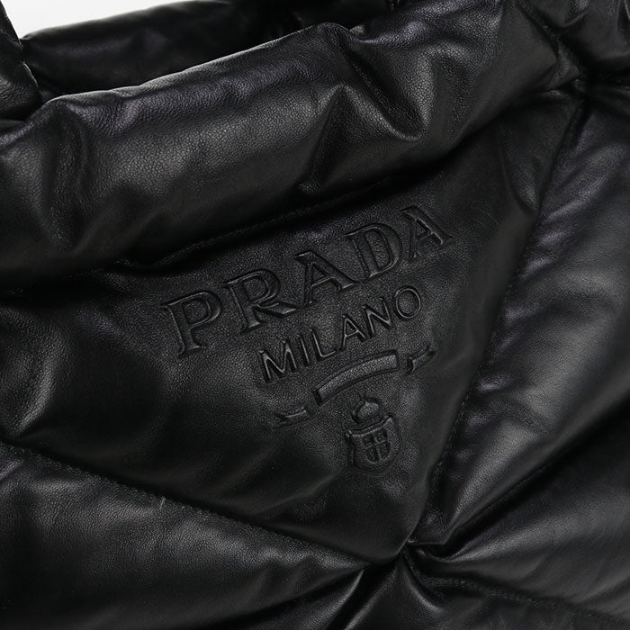 PRADA Leather Tote Bag - Black